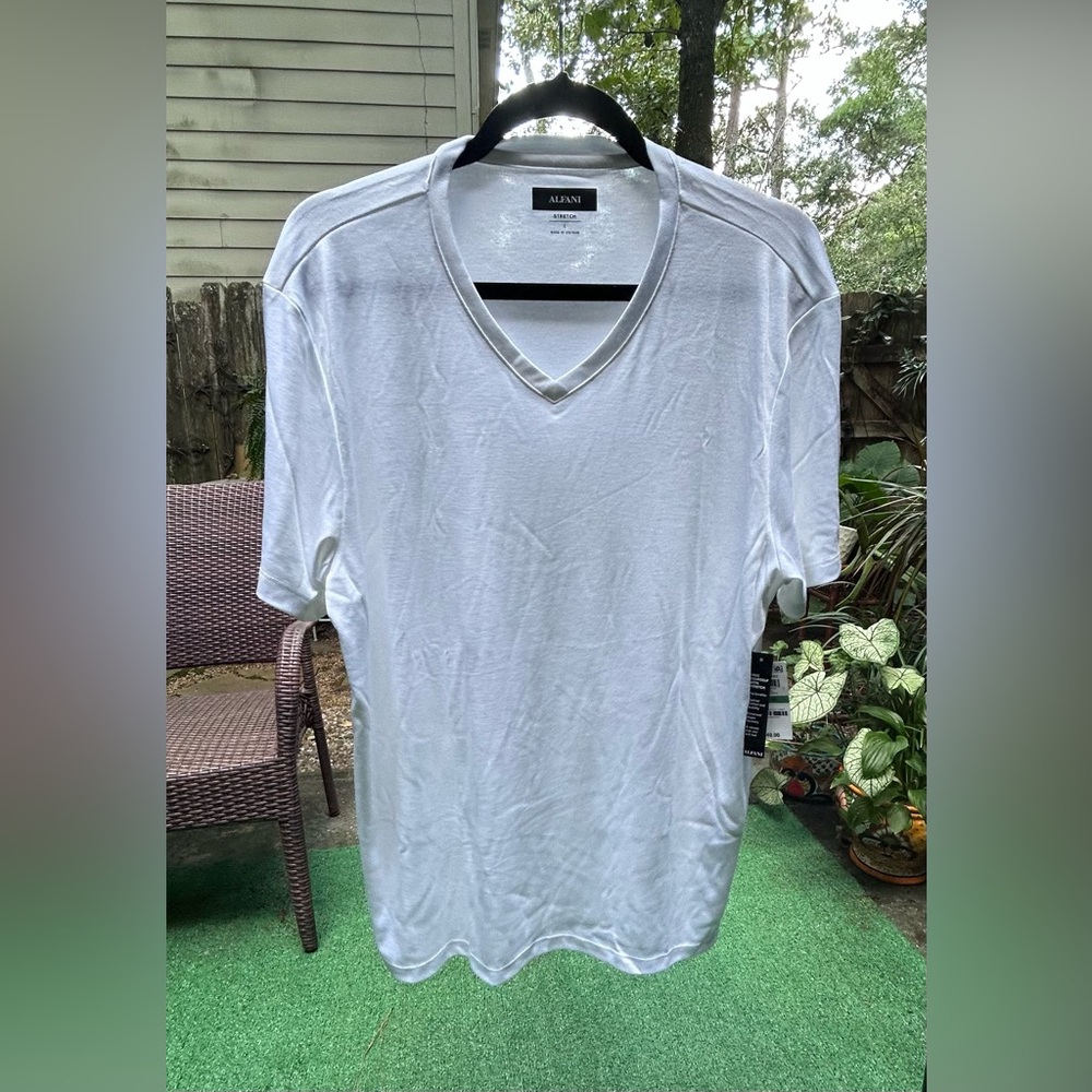 Men’s Alfani Soft White Tee